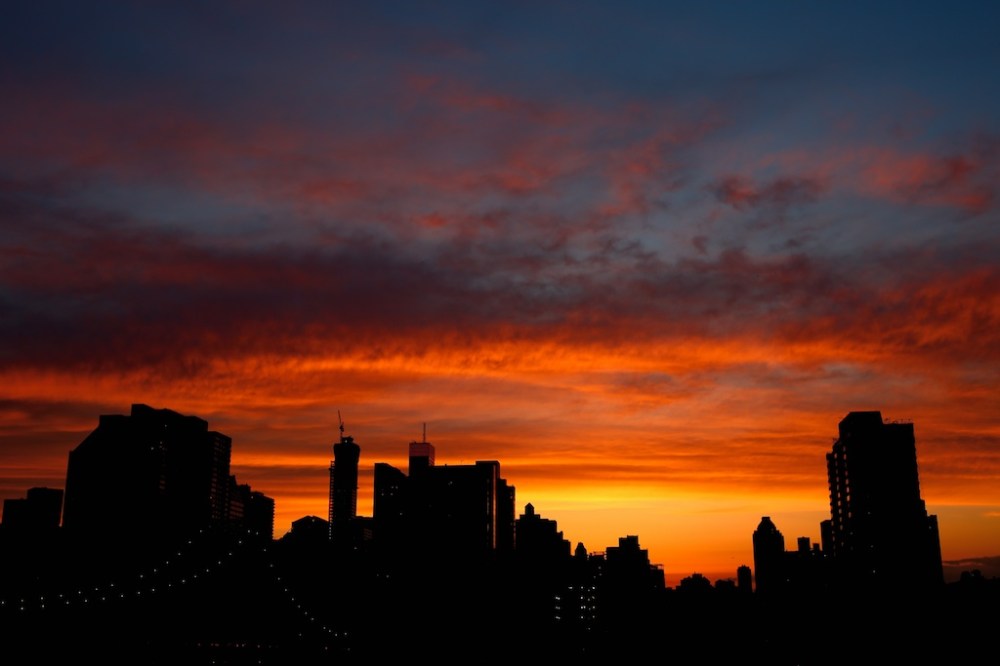 Zeiss 35mm f1.4 lens at f/11 for sunset photo